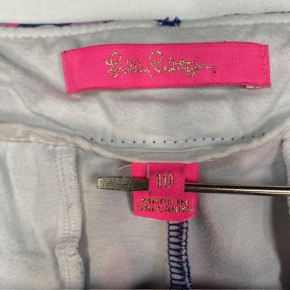 Lilly Pulitzer‎ Women's Natia Floral Print Shorts Size 10 Colorful Leaves - Picture 2 of 9